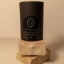 Perla Luna, Charcoal Stone Candle, Amber And Lavender, thumbnail 7 of 7
