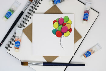 Balloons Greetings Card, 2 of 6