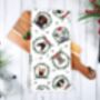 Christmas Dogs, Illustrated Tea Towel Christmas Gift, thumbnail 1 of 6