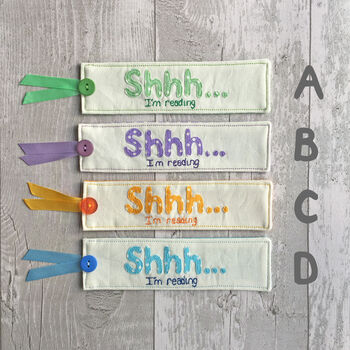 Personalised 'Shhh… I'm Reading' Bookmark, 2 of 11