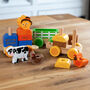 Personalised Stacking Train With Scarecrow And Animals Toy, thumbnail 2 of 4