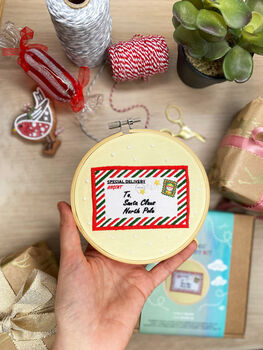 Letter To Santa Embroidery Kit, 2 of 7