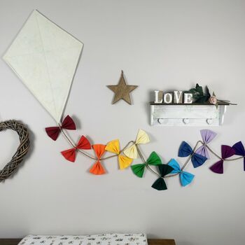 Large Rainbow Coloured Kite, Decoration Baby Room, 6 of 12