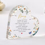 Nanny Memorial Heart Acrylic Plaque Gift, thumbnail 1 of 2