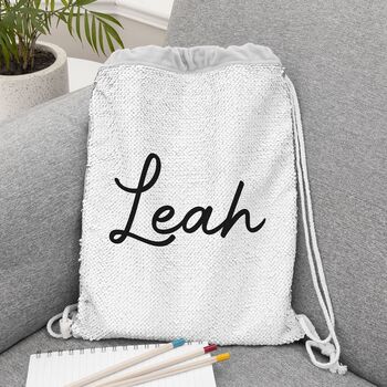 Personalised Kids Hidden Message Sequin Bag, 3 of 7
