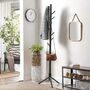 Solid Wood Standing Coat Rack With Eight Hooks, thumbnail 2 of 6