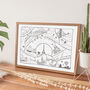 Personalised Travel Adventures Map Print, thumbnail 3 of 8