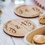 Personalised Couples Gift, Set Of Two Coasters, thumbnail 5 of 7