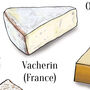 Cheese Of The World Print, Cheese Lover Art Poster, thumbnail 12 of 12