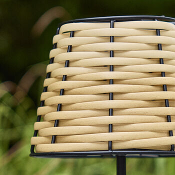 Oliena Lamp With Woven Shade, 4 of 4