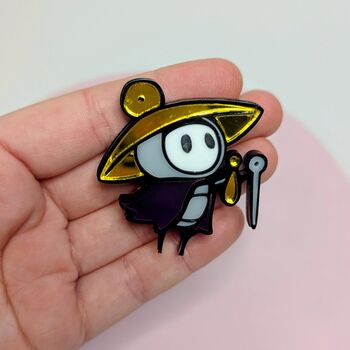 Hollow Knight Silksong Brooch Sherma Hornet Videogames, 2 of 7