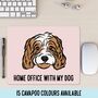 Cavapoo Face Mouse Mat, thumbnail 1 of 4