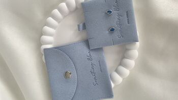 Something Blue Sterling Silver Earrings, 3 of 3