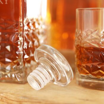 Personalised Whisky Glass And Decanter Set, 6 of 10