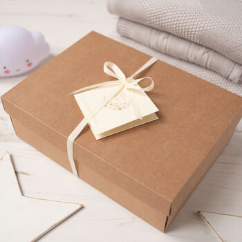 Unisex Dark Grey Star Baby Blanket And Hat Gift Set, 3 of 12