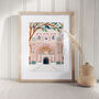 Amber Palace Jaipur, India Travel Art Print, thumbnail 1 of 7