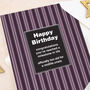 Funny Birthday Card For Men, You've Reached A Milestone, thumbnail 2 of 5