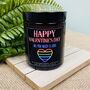 Personalised Lbgtq Neon Rainbow Valentines Candle, thumbnail 1 of 5