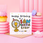 'Fantastic Sister' Birthday Card, thumbnail 2 of 2