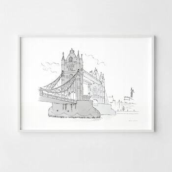 London's Tower Bridge Fine Art Print, 3 of 3