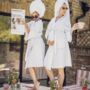 The Arabella Scallop Robe Rose, thumbnail 2 of 3
