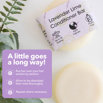 Lavender Lime Conditioner Bar For All Hair Types, 5 of 10