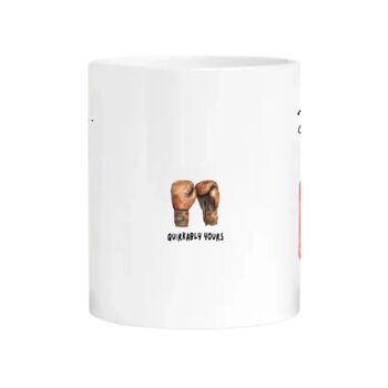 Personalised Boxing Mug With Custom Chibi Character, 3 of 9