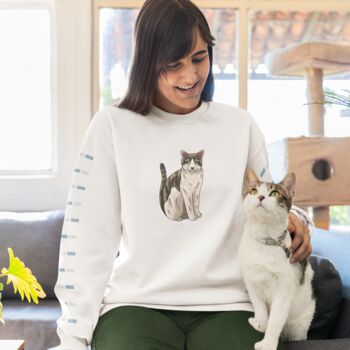 Personalised Pet Full Portrait Sweatshirt, 4 of 10