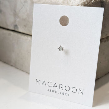 Sterling Silver Star Helix Stud Earring, 4 of 7