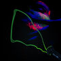Uv Glow In The Dark 3D String Shot Cord Lasso Game, thumbnail 3 of 10