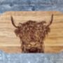 Highland Cow Blue Butter Dish, thumbnail 3 of 5