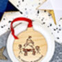 Personalised Wooden Child's Drawing Bauble, thumbnail 10 of 12