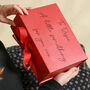 Personalised Luxury A5 Red Gift Box, thumbnail 1 of 6