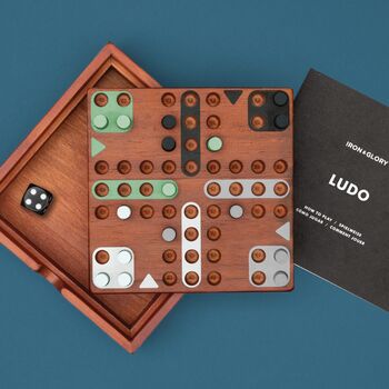 Ludo Wooden Board Game, 3 of 6