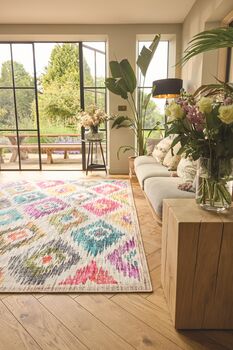 Hug Rug Eco Washable Painted Ikat, 7 of 7
