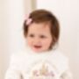 My First Holiday Personalised Embroidered Beach Holiday Airport Sweatshirt Jumper, thumbnail 2 of 7