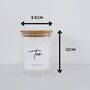 Set Of Tea, Coffee And Sugar Jars With Bamboo Lids, thumbnail 6 of 9