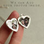 Silver Art Nouveau Heart Locket, thumbnail 3 of 9