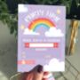 Rainbow Party Invitations Pack Of 20, thumbnail 2 of 2