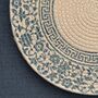 Round Placemats, Boho Print Cotton Coffee Table Mat, thumbnail 6 of 12