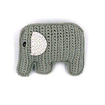 Handmade Little Elephant Teal Fair Trade Toy, 2 of 3