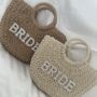 Bride Straw Beach Tote Bag, thumbnail 2 of 2