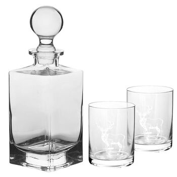 Personalised Luxury Rum Decanter Gift Set, 2 of 5