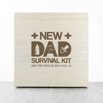 Personalised Fill Your Own New Dad Survival Box, 5 of 8