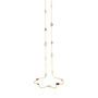 Chennai 18ct Gold Plated Gemstone Long Necklace, thumbnail 3 of 4
