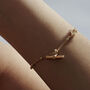 T Bar Bracelet For Balance In Silver Or Gold Vermeil, thumbnail 1 of 5