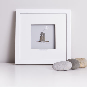 'Life Is Better With Friends' Personalised Pebble Art, 2 of 3