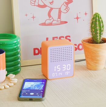Rise Play Bluetooth Speaker And Digital Alarm Clock, 2 of 7