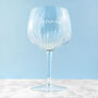 Personalised Crystal Gin Goblet, thumbnail 3 of 7