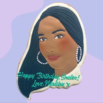 Personalised Bespoke Portrait Iced Biscuit, 2 of 3